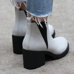 Chinese Laundry Grace Black And Grey Booties NEW ARRIVALS