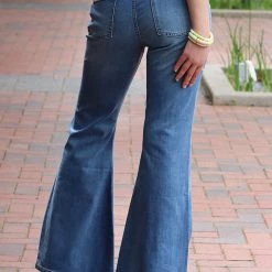 Ontwelth Monique Medium Wash Flare Jeans