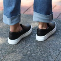 Focus Footwear Black Brooklyn Sneakers