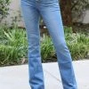 Kan Can Heather High Rise Boot Cut Jeans NEW ARRIVALS
