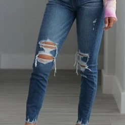 EUNINA NEW ARRIVALS Clara High Rise Skinny Crop Jeans