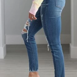 EUNINA NEW ARRIVALS Clara High Rise Skinny Crop Jeans
