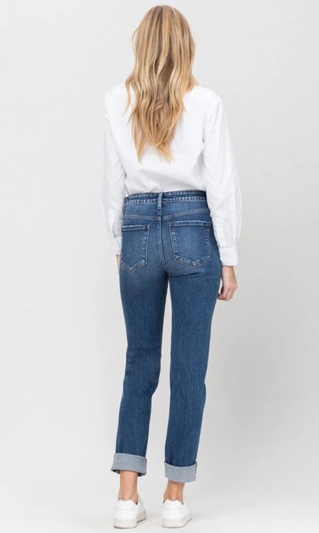 Flying Monkey Rhonda Roll Up Stretch Boyfriend Jeans 4 Flying Monkey Rhonda Roll Up Stretch Boyfriend Jeans