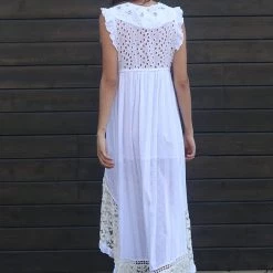 Gypsy Queen NEW ARRIVALS Jewled And Lace High Low Dress