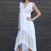 Gypsy Queen NEW ARRIVALS Jewled And Lace High Low Dress