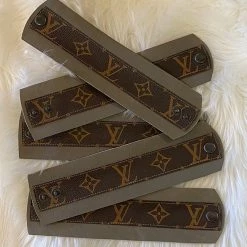 THE WEARHOUSE LV Upcycled Leather Bracelet ACCESSORIES
