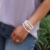 THE WEARHOUSE White Stone Accent Bracelet