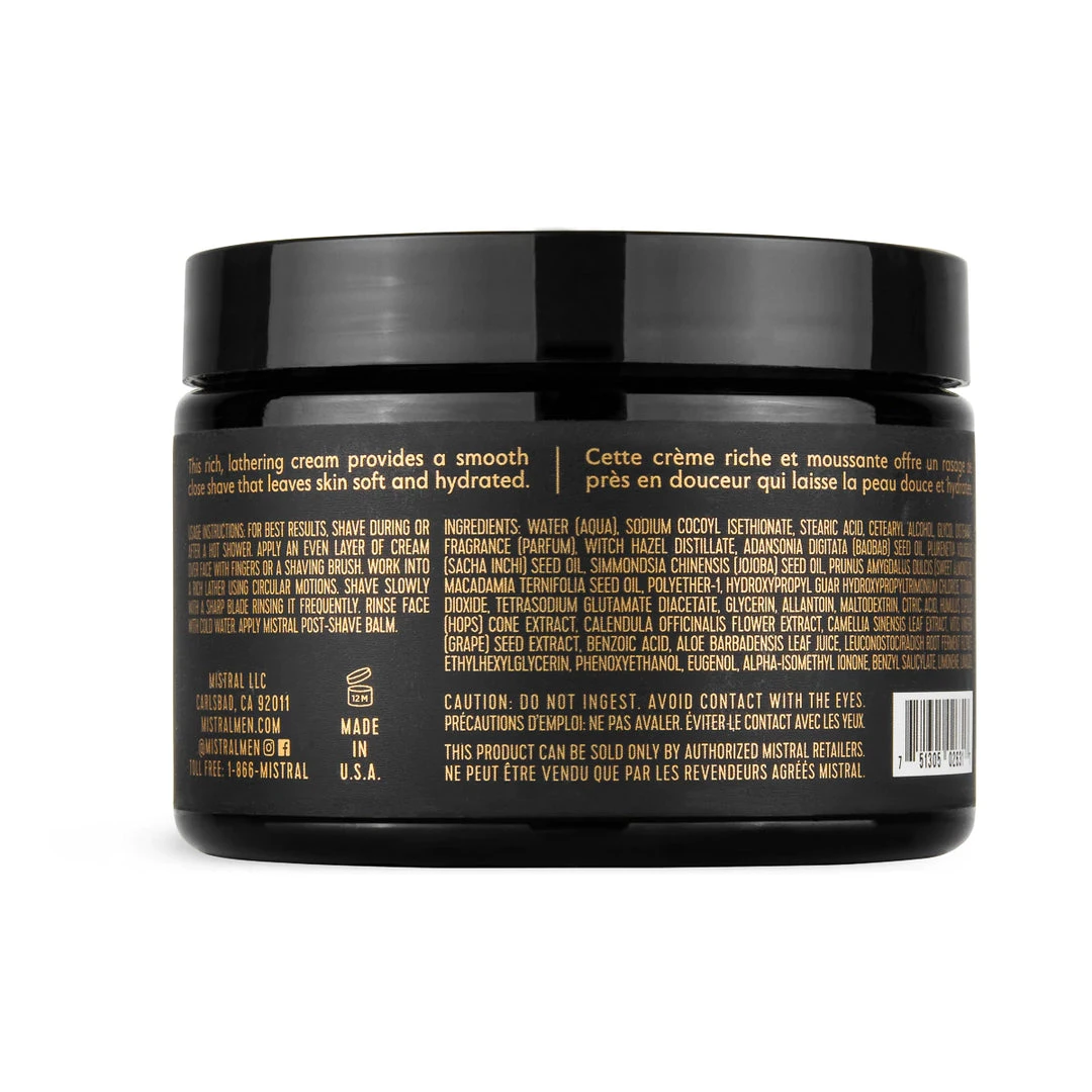 MISTRAL MEN CEDARWOOD MARINE SHAVE CREAM 2 MISTRAL MEN CEDARWOOD MARINE SHAVE CREAM