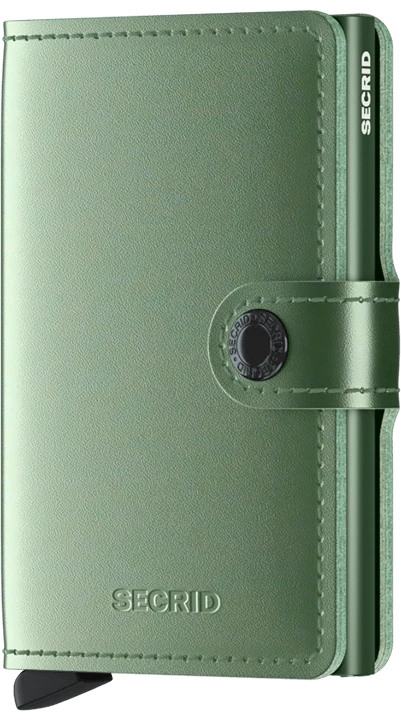 Secrid Miniwallet Metallic Green ACCESSORIES 1 Secrid Miniwallet Metallic Green ACCESSORIES