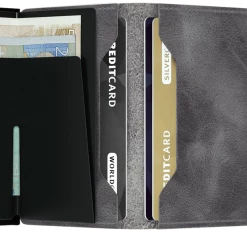 SECRID Miniwallet Vintage Grey-Black MENS ACCESSORIES