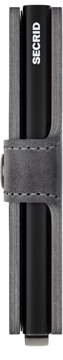 SECRID Miniwallet Vintage Grey-Black MENS ACCESSORIES