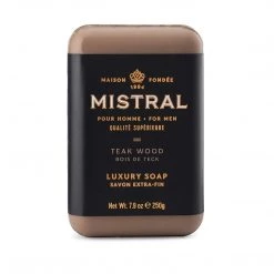 MISTRAL MEN TEAK WOOD BAR SOAP