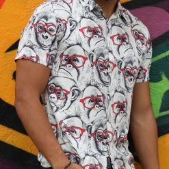 MEN Baja Llama Dr. YESSIR Button Up Shirt