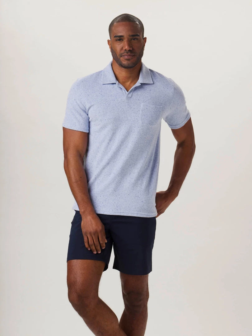 The Normal Brand MEN Sky Blue Colored Towel Terry Polo 1 The Normal Brand MEN Sky Blue Colored Towel Terry Polo