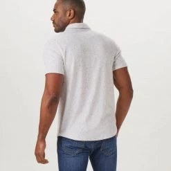 The Normal Brand MEN Stone Colored Towel Terry Button Down