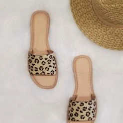 Chinese Laundry Leopard Natural Cabana Sandal
