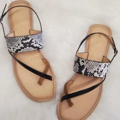 Chinese Laundry Brooklyn Snakeskin Sandal
