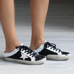 Shu Shop Black Superstar Slip-On Sneakers