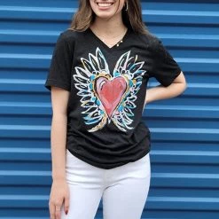 Texas True NEW ARRIVALS Tammy Texas Heart Graphic Tee
