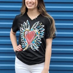 Texas True NEW ARRIVALS Tammy Texas Heart Graphic Tee