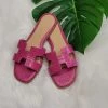 THE WEARHOUSE Fushsia Cabana Sandals NEW ARRIVALS