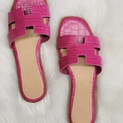 THE WEARHOUSE Fushsia Cabana Sandals NEW ARRIVALS
