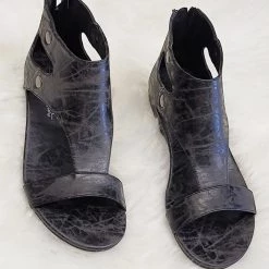 Boutique By Corkys Lisa Open Toe Black Sandal