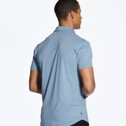 River Colored CUTS Polo Curve-Hem