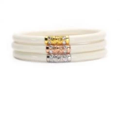BuDhaGirl Ivory Three Kings All Weather Bangles