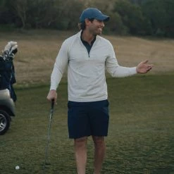 MEN Navy Colored Hybrid Shorts