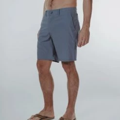 Steel Colored Hybrid Shorts "The Normal Brand" MEN