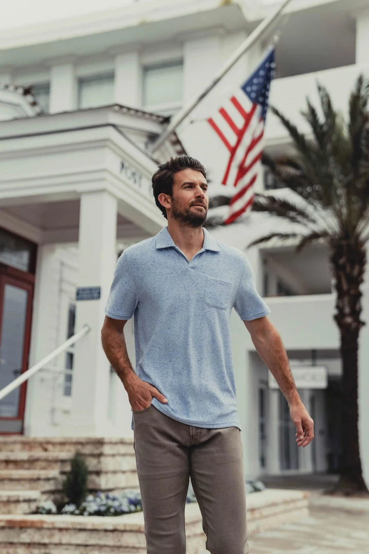 The Normal Brand MEN Sky Blue Colored Towel Terry Polo 5 The Normal Brand MEN Sky Blue Colored Towel Terry Polo