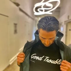 Kinetix MEN "Good Trouble" Graphic Black Tee