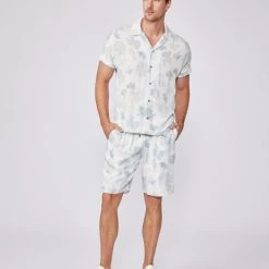 PAIGE Markell Shirt - Light Grey Multi