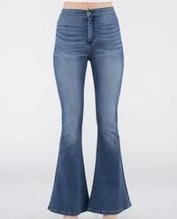 Sneak Peek Helen High Rise Curvey Fit Flare Jeans