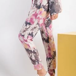 Easel Tie-Dye Terry Knit Joggers NEW ARRIVALS