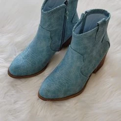 Chinese Laundry The Dolly Light Blue Ankle Boots