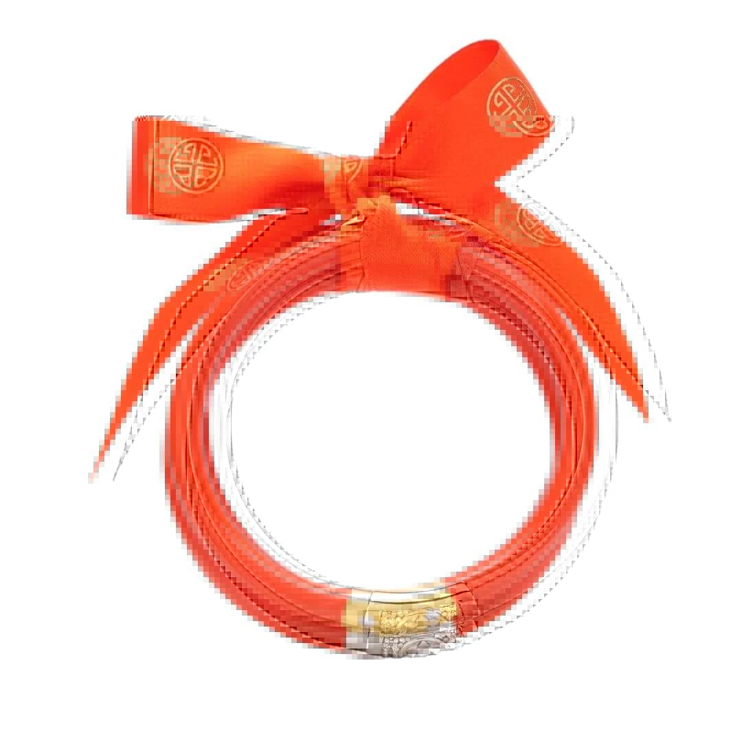 BuDhaGirl NEW ARRIVALS Coral Three Kings All Weather Bangles 3 BuDhaGirl NEW ARRIVALS Coral Three Kings All Weather Bangles