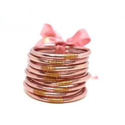 BuDhaGirl Rose Gold All Weather Bangles