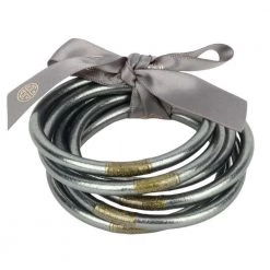 BuDhaGirl NEW ARRIVALS Graphite All Weather Bangles