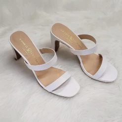 Chinese Laundry White Yanti Slide Sandal