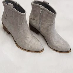 Chinese Laundry Marie Grey Snake Print Bootie