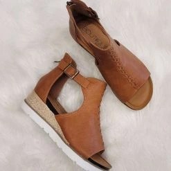 Boutique By Corkys Cindy Caramel Wedge NEW ARRIVALS
