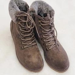 Boutique By Corkys Anastasia Chocolate Wedge Boots CLEARANCE