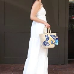 Jealous Tomato White Solid Woven Maxi Dress 4 Jealous Tomato White Solid Woven Maxi Dress