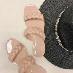 Ccocci NEW ARRIVALS Jackie Nude Colored Jelly Sandals
