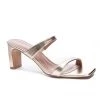 Chinese Laundry Gold Colored Yanti Slide Sandal
