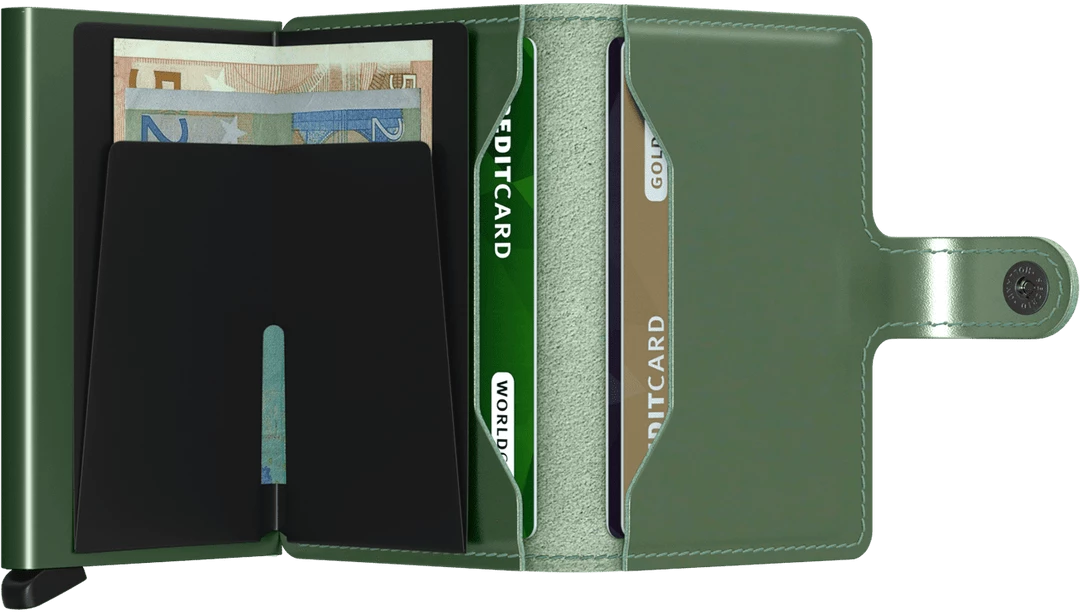 Secrid Miniwallet Metallic Green ACCESSORIES 4 Secrid Miniwallet Metallic Green ACCESSORIES