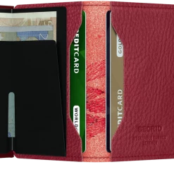 SECRID Miniwallet Stitch Magnolia Rosso