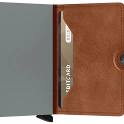 SECRID Miniwallet Vintage Cognac-Silver MENS ACCESSORIES 6 SECRID Miniwallet Vintage Cognac-Silver MENS ACCESSORIES